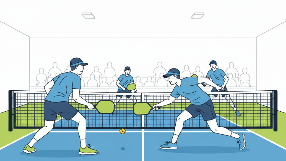Làm chủ khu vực Kitchen: Bí quyết di chuyển ngang và phản công chủ động trong Pickleball