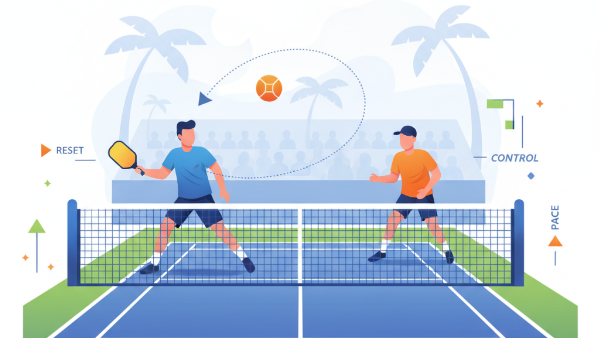 Làm chủ 'Soft Game' từ khu vực chuyển tiếp: Chiến thuật Reset và Drop bóng sâu để kiểm soát nhịp độ trong Pickleball